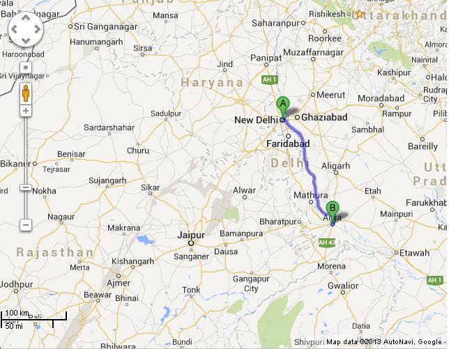 Same Day Taj Mahal Tour from Delhi by Car