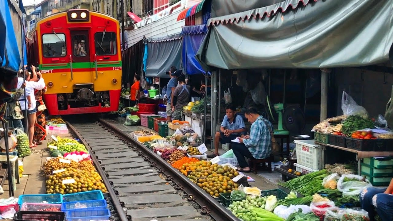 Bangkok Train Market