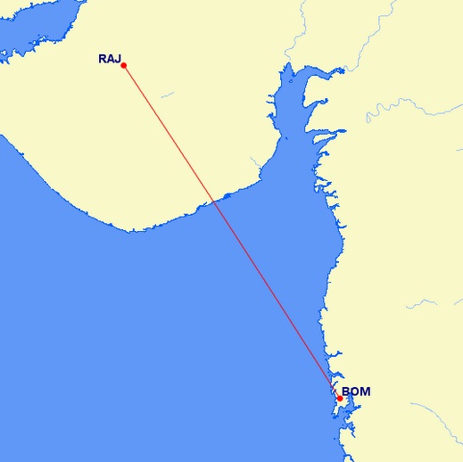 Mumbai Rajkot Flight