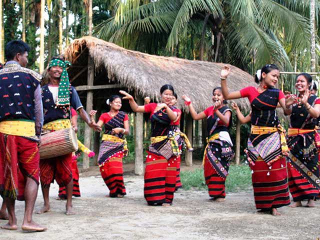 traditional dance performance by the local tea tribes