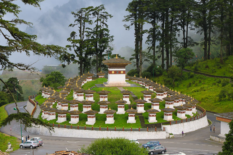 Dochu-la pass Bhutan